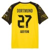 Camiseta de fútbol Borussia Dortmund Adeyemi 27 Primera Equipación 2025-26 - Hombre